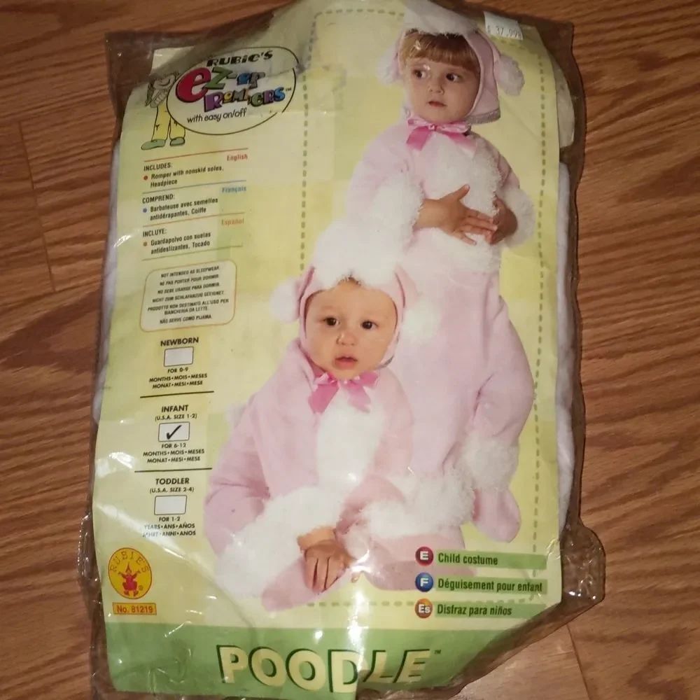 Rubies ez on poodle costume Sz 6-12m NWT